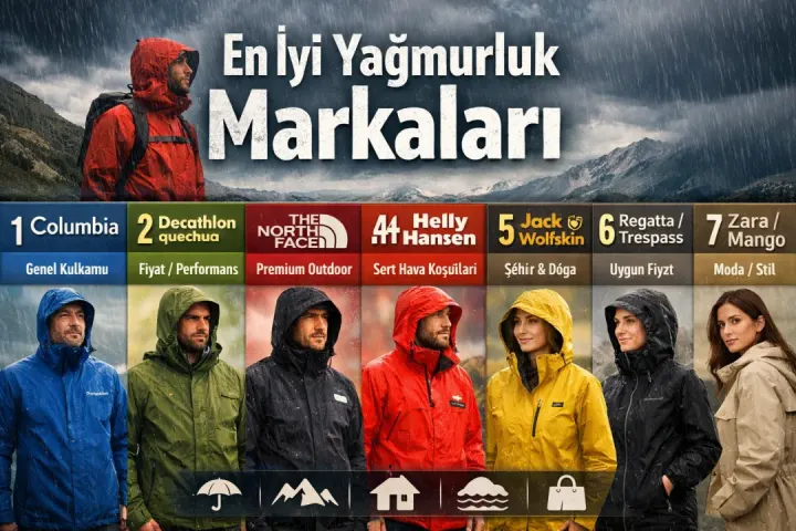 En İyi Yağmurluk Markaları