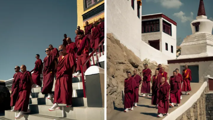 Puma’dan Himalayalar’da Dikkat Çeken Kampanya: Budist Keşişler Koşu Ayakkabısı Giydi