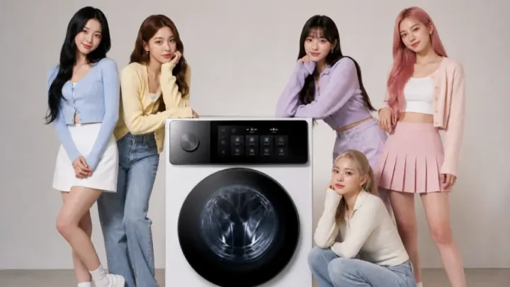 LG'den Sıra Dışı Tanıtım: Çamaşır Makinesi İçin Sanal K-Pop Grubu Kurdu