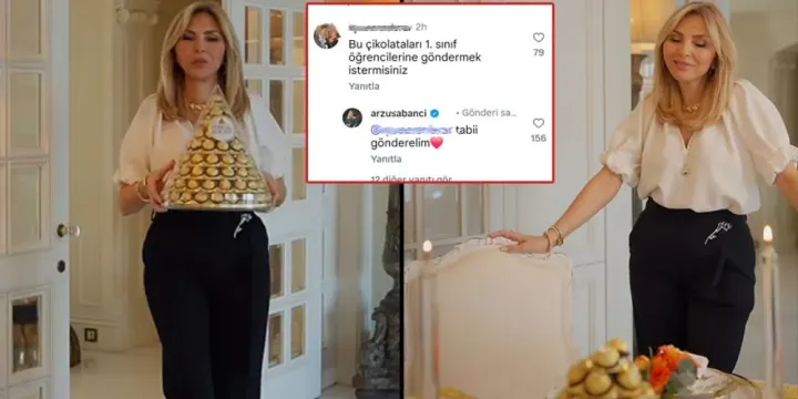 Arzu Sabancı’dan Anlamlı Bayram Jestı: Öğrencilere Çikolata Gönderdi