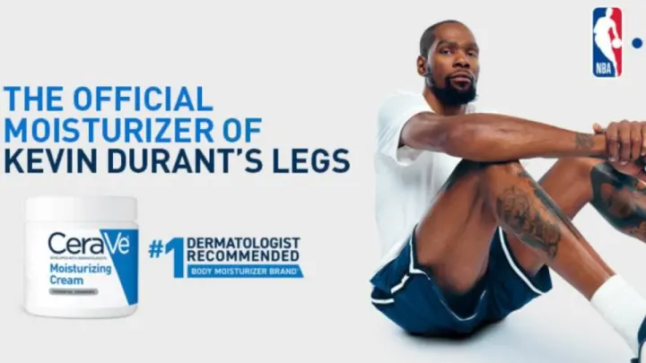 Kevin Durant, CeraVe’nin Yeni Kampanyasında “Bacakların Yüzü” Oldu