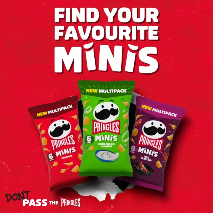 Pringles’tan Mini Atıştırmalık Hamlesi: İkonik Cips İlk Kez Mini Boyuyla Raflarda
