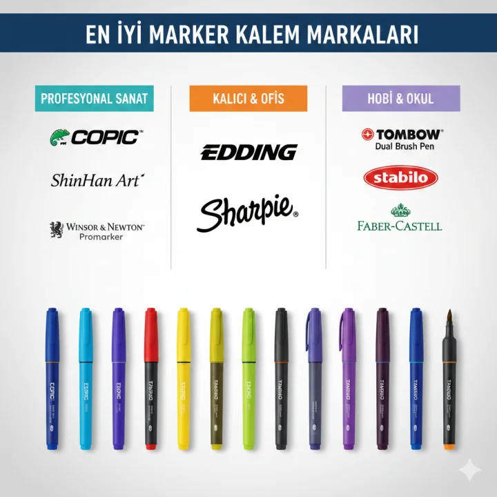 En İyi Marker Kalem Markaları